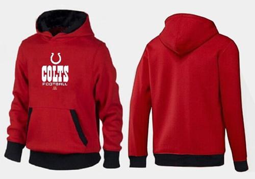 NFL Men's Nike Indianapolis Colts Critical Victory Pullover Hoodie - Red/Black